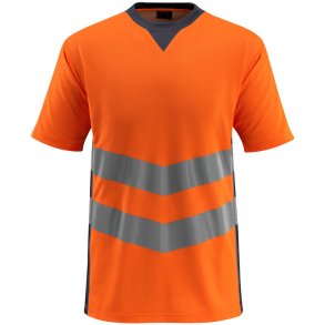 MASCOT® T-shirt Hi-Vis Orange/Mrk Marine 50127-933-14010