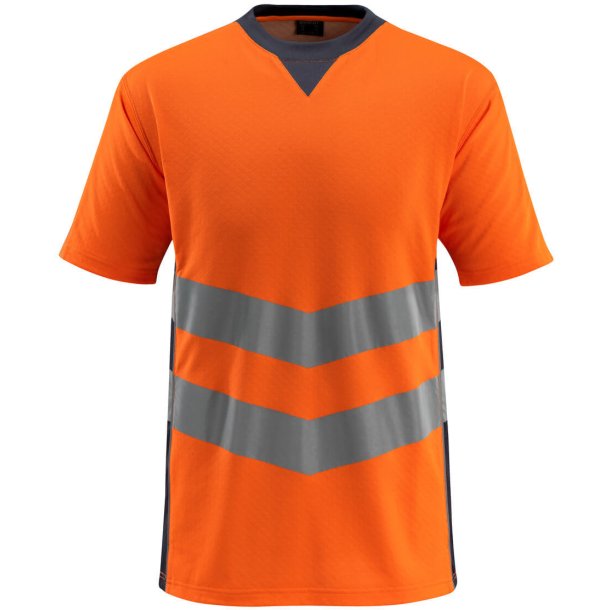 MASCOT T-shirt Hi-Vis Orange/Mrk Marine 50127-933-14010