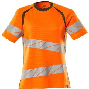 MASCOT® T-shirt Hi-Vis Orange/Mosgrn 19092-771-1433