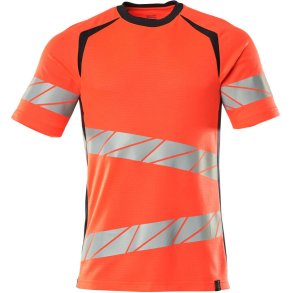 MASCOT® T-shirt Hi-Vis Rd/Mrk Marine 19082-771-22210