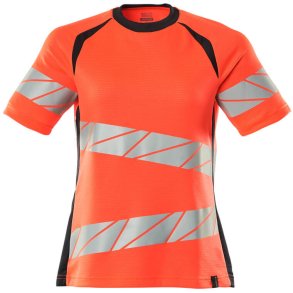 MASCOT® T-shirt Hi-Vis Rd/Mrk Marine 19092-771-22210