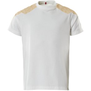 MASCOT® T-shirt, kortrmet Hvid/Karrygul 20082-933-0670