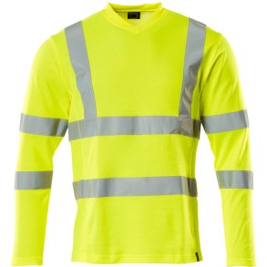 MASCOT® T-shirt, langrmet Hi-Vis Gul 18281-995-17