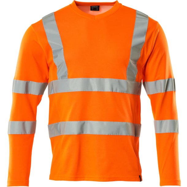 MASCOT T-shirt, langrmet Hi-Vis Orange 18281-995-14