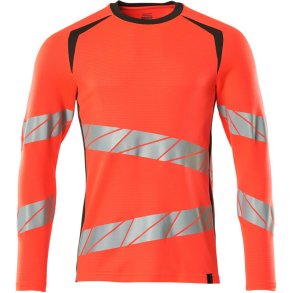 MASCOT® T-shirt, langrmet Hi-Vis Rd/Mrk Antracit 19081-771-22218