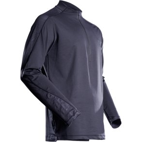 MASCOT® T-shirt, langrmet, med kort lynls Mrk Marine 22681-618-010