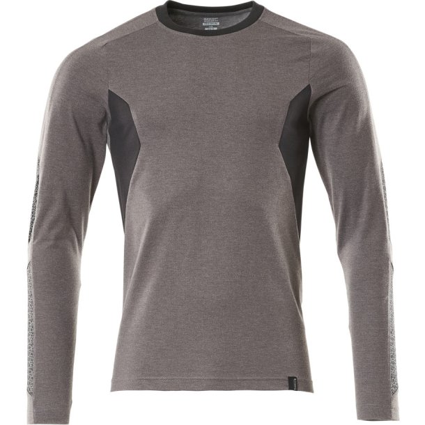 MASCOT&reg; T-shirt, langrmet Mrk Antracit/Sort 18381-959-1809