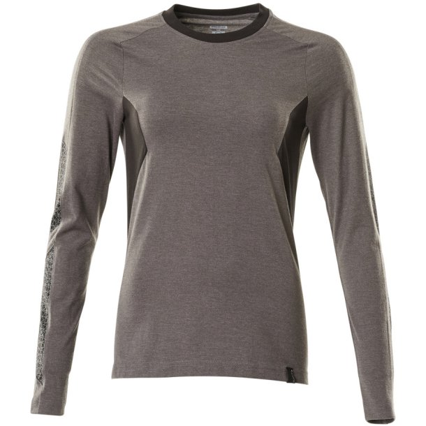 MASCOT&reg; T-shirt, langrmet Mrk Antracit/Sort 18391-959-1809