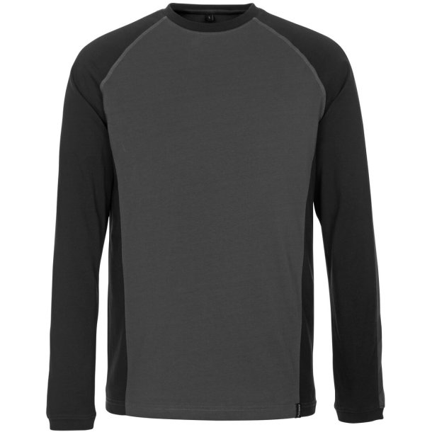 MASCOT&reg; T-shirt, langrmet Mrk Antracit/Sort 50568-959-1809