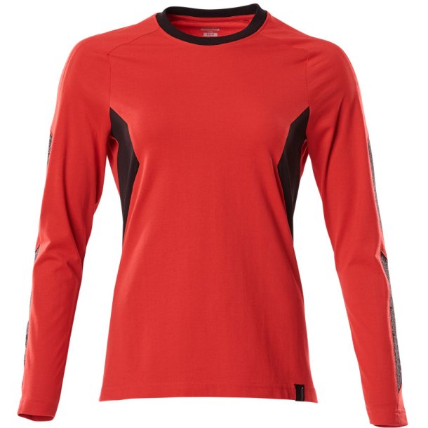 MASCOT&reg; T-shirt, langrmet Signalrd/Sort 18391-959-20209
