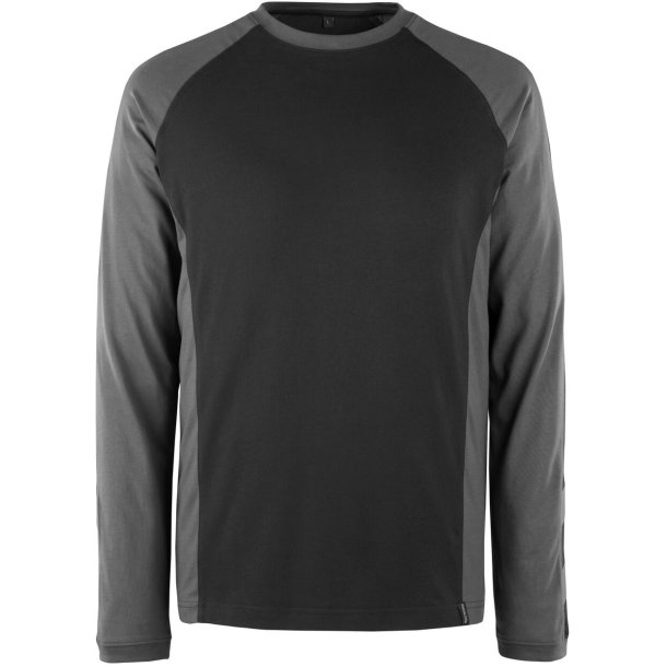 MASCOT&reg; T-shirt, langrmet Sort/Mrk Antracit 50568-959-0918