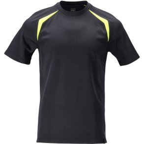 MASCOT® T-shirt Mrk Marine/Hi-Vis Gul 21582-327-01017