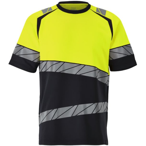 MASCOT T-shirt Mrk Marine/Hi-Vis Gul 25082-771-01017