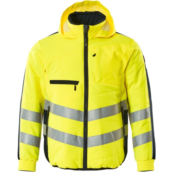 MASCOT&reg; Jakke Hi-Vis Gul/M�rk Marine 15515-249-17010