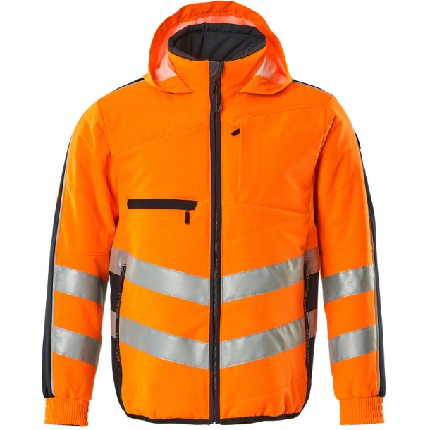 MASCOT&reg; Jakke Hi-Vis Orange/M�rk Marine 15515-249-14010