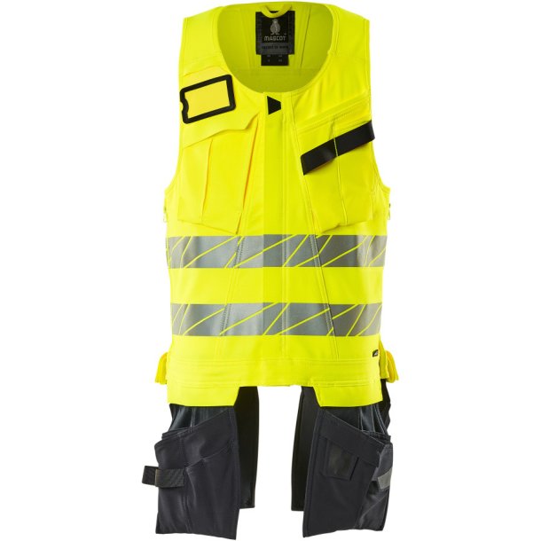 MASCOT Vrktjsvest Hi-Vis Gul/Mrk Marine 19589-711-17010