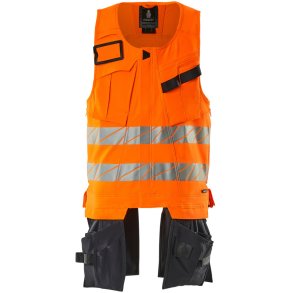MASCOT® Vrktjsvest Hi-Vis Orange/Mrk Marine 19589-711-14010