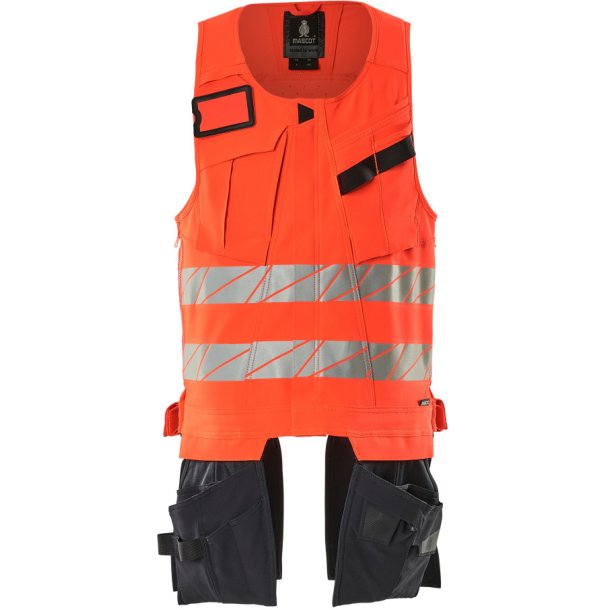 MASCOT Vrktjsvest Hi-Vis Rd/Mrk Marine 19589-711-22210