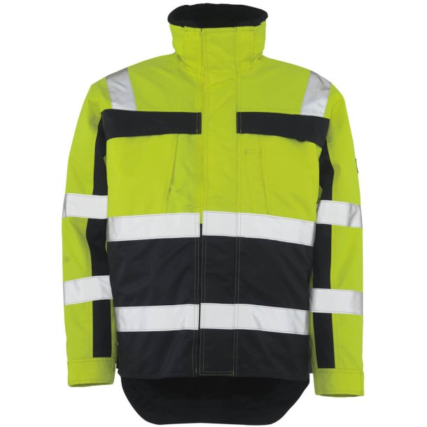 MASCOT Vinterjakke Hi-Vis Gul/Marine 07223-880-171