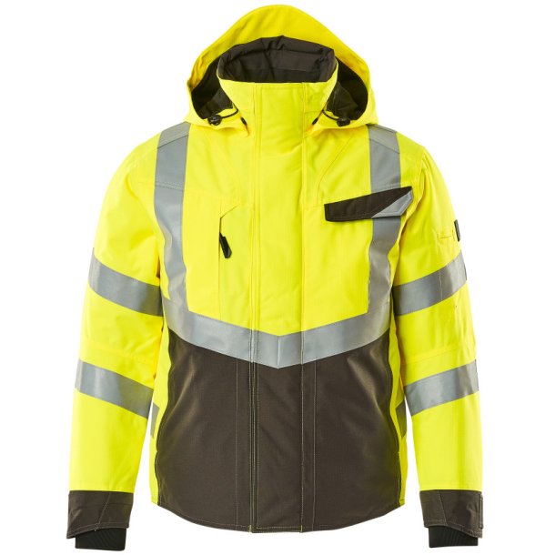 MASCOT Vinterjakke Hi-Vis Gul/Mrk Antracit 15535-231-1718