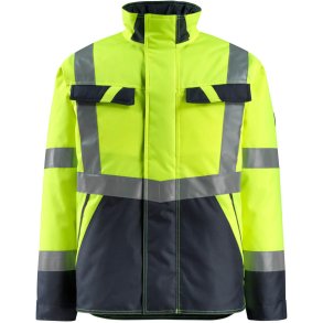 MASCOT® Vinterjakke Hi-Vis Gul/Mrk Marine 15935-126-17010