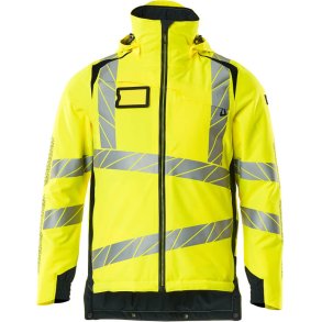 MASCOT® Vinterjakke Hi-Vis Gul/Mrk Marine 19035-449-17010