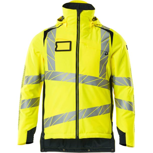 MASCOT Vinterjakke Hi-Vis Gul/Mrk Marine 19035-449-17010