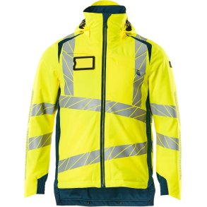 MASCOT® Vinterjakke Hi-Vis Gul/Mrk Petroleum 19035-449-1744