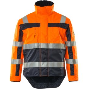 MASCOT® Vinterjakke Hi-Vis Orange/Marine 07223-880-141