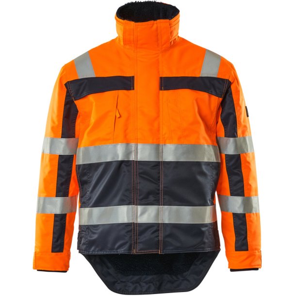 MASCOT Vinterjakke Hi-Vis Orange/Marine 07223-880-141