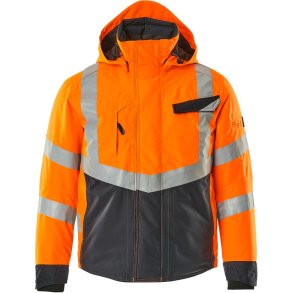 MASCOT® Vinterjakke Hi-Vis Orange/Mrk Marine 15535-231-14010