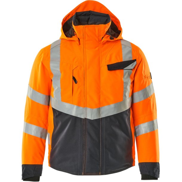 MASCOT Vinterjakke Hi-Vis Orange/Mrk Marine 15535-231-14010