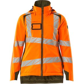 MASCOT® Vinterjakke Hi-Vis Orange/Mosgrn 19045-449-1433
