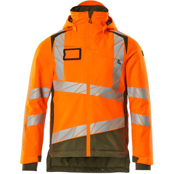 MASCOT Vinterjakke Hi-Vis Orange/Mosgrn 19335-231-1433