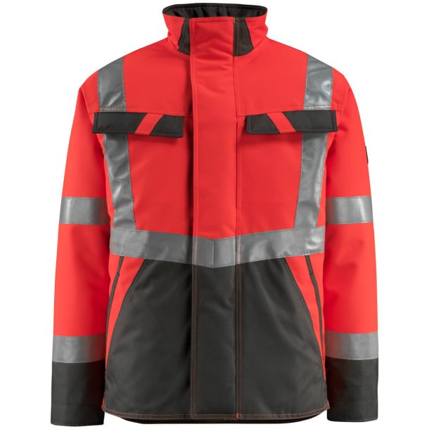 MASCOT Vinterjakke Hi-Vis Rd/Mrk Antracit 15935-126-22218