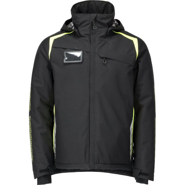 MASCOT&reg; Vinterjakke Sort/Hi-Vis Gul 23035-231-0917