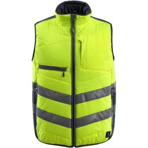 MASCOT® Vintervest Hi-Vis Gul/Mrk Marine 15565-249-17010