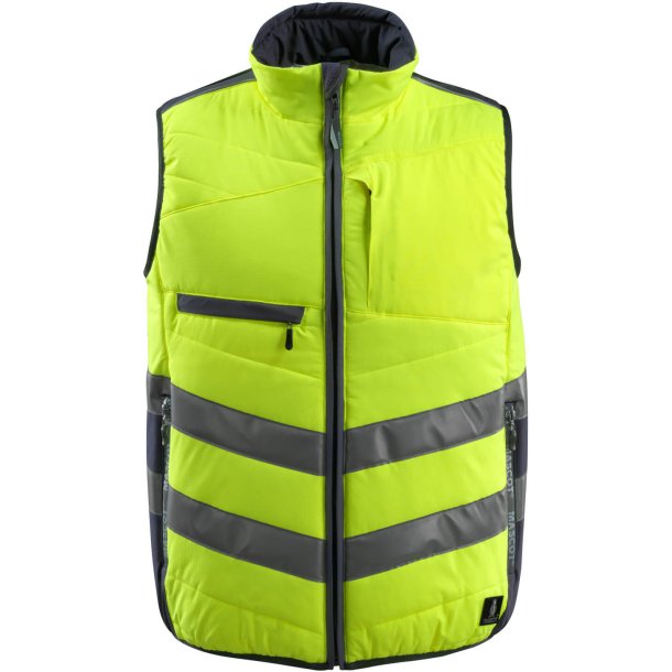 MASCOT Vintervest Hi-Vis Gul/Mrk Marine 15565-249-17010