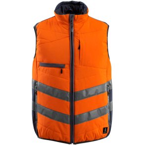 MASCOT® Vintervest Hi-Vis Orange/Mrk Marine 15565-249-14010